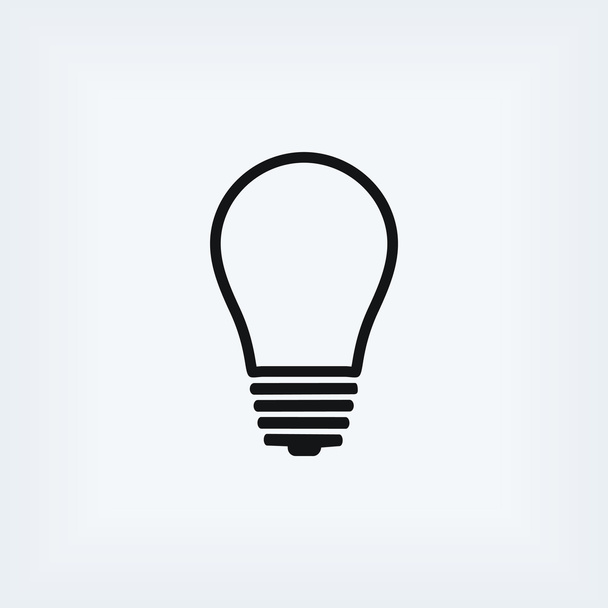 Значок лампочки - Фото, изображение