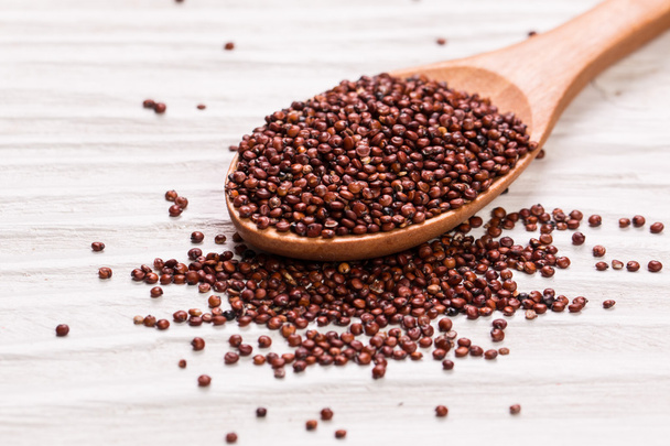 Heap of quinoa, healthy vegan food concept - Фото, изображение