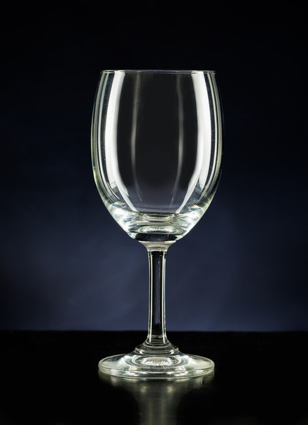 wine glass on black background - Foto, Imagem