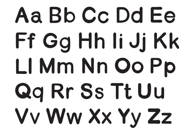 english alphabets - Vector, Image