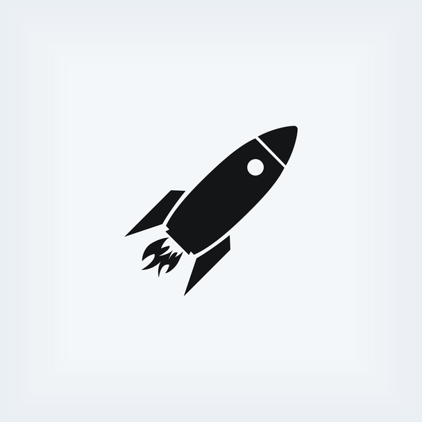 Rocket icon, vectoe - Photo, Image
