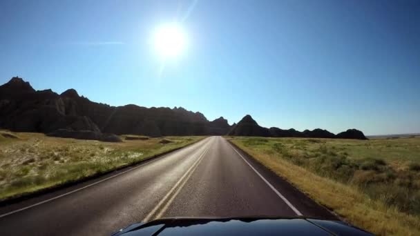  Badlands, Güney Dakota sürüş - Video, Çekim