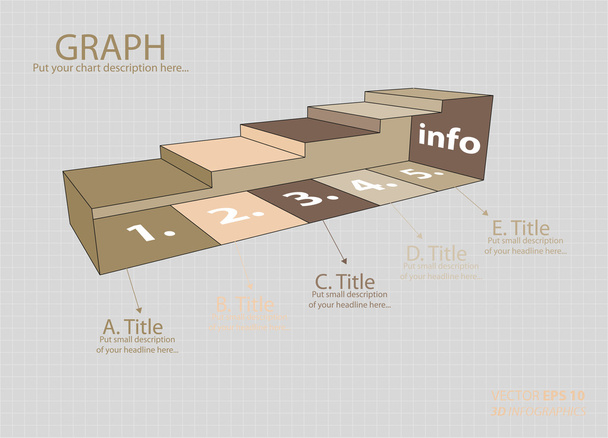 infographie vectorielle créative flèche
 - Vecteur, image