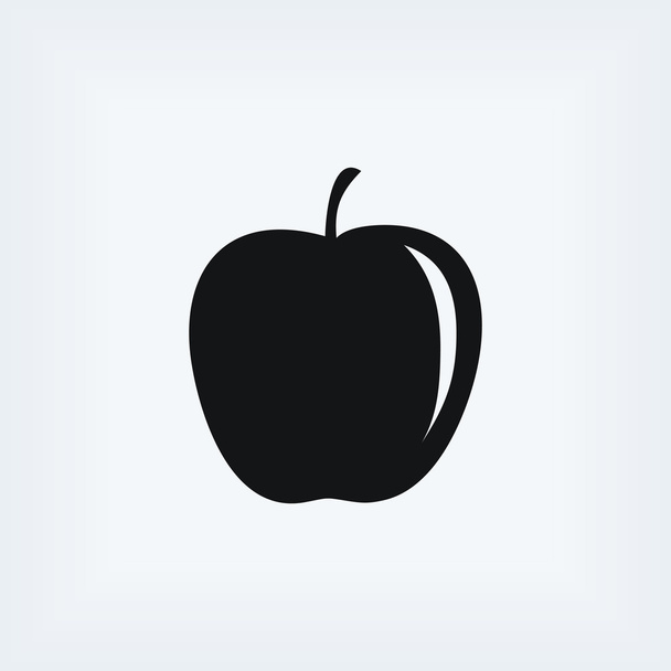 vector icono de manzana
 - Foto, imagen
