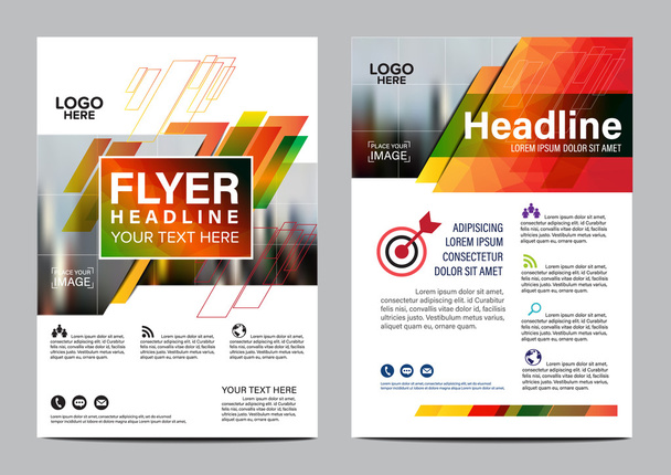 Brochure lay-out ontwerpsjabloon. Jaarlijkse verslag Flyer brochure cover moderne presentatie achtergrond. illustratie  - Vector, afbeelding