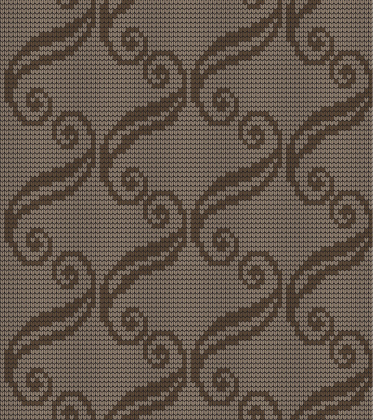 motif tricoté avec tourbillons
 - Vecteur, image