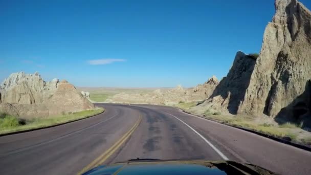  Badlands, Güney Dakota sürüş - Video, Çekim