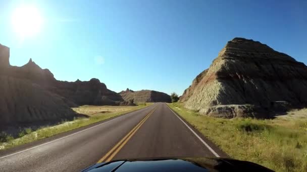  водіння Badlands, Південна Дакота - Кадри, відео
