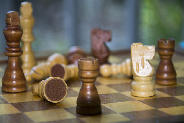Foto eines Schachspiels - Foto, Bild