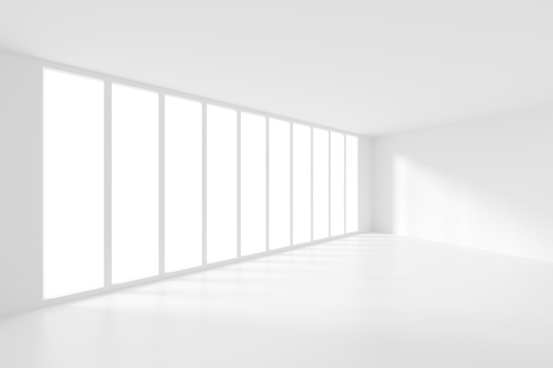 Белая пустая комната
 - Фото, изображение
