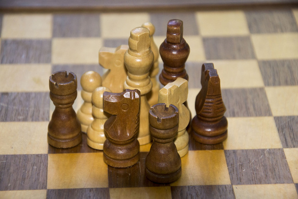 Foto van een schaakspel - Foto, afbeelding