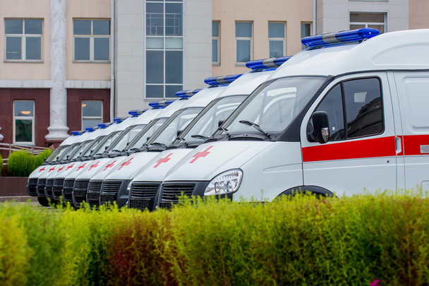 Nuove ambulanze in linea
 - Foto, immagini