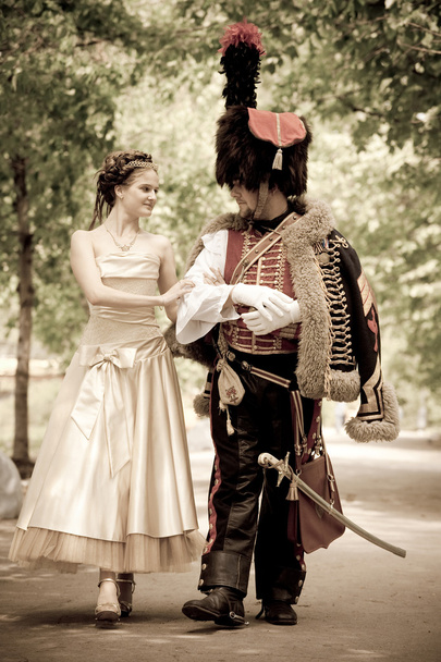 Hussar in love - Photo, Image