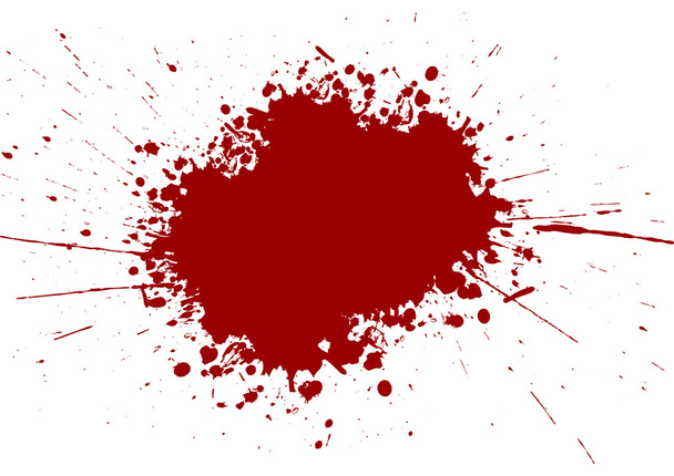 Vector splatter rode kleur achtergrond. illustratie vector design - Vector, afbeelding