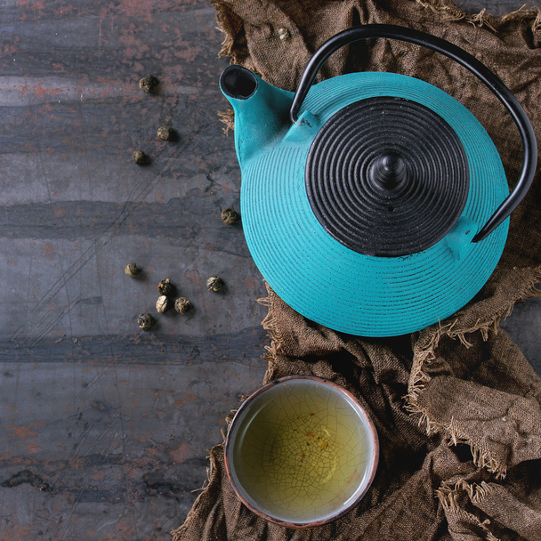 Cup of green tea - Foto, Imagem