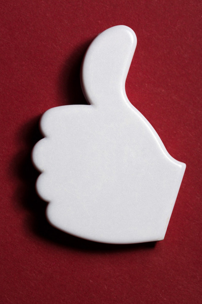 Thumb up okay sign badge - Photo, Image