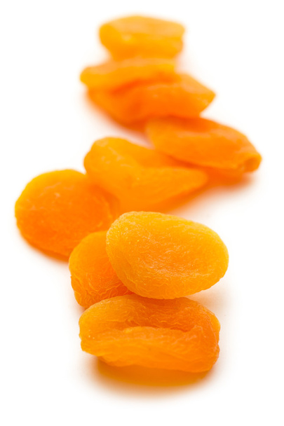 Сушені абрикоси на білому тлі
 - Фото, зображення