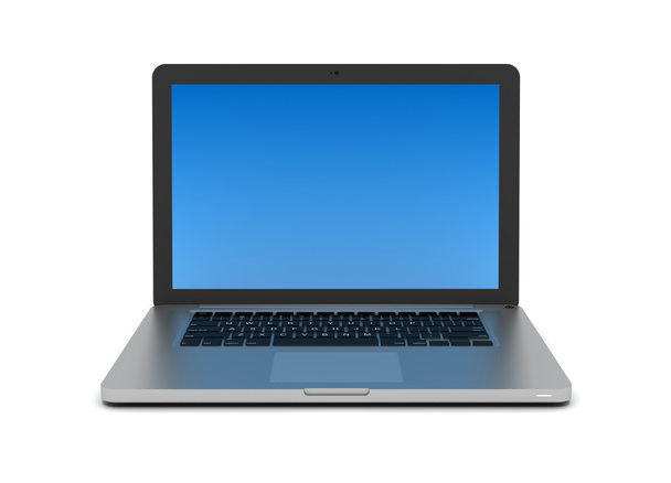 laptop computer concept 3d illustratie - Foto, afbeelding