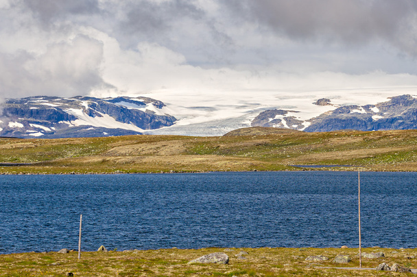  Hardangerjokulen gleccser tetején Hardangervidda fennsík Ho - Fotó, kép