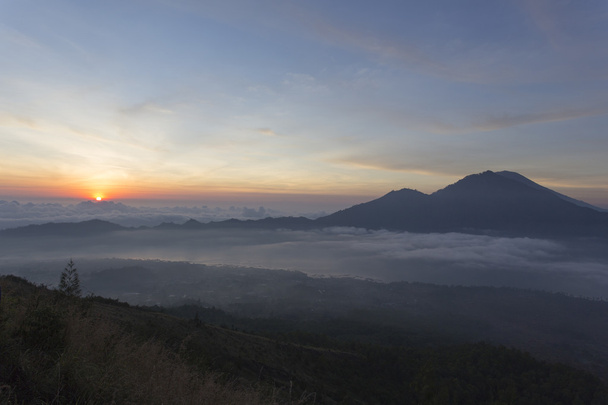 View from Batur volcano on Bali island - Photo, Image