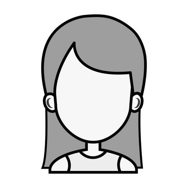 silhueta mulher avatar
 - Vetor, Imagem