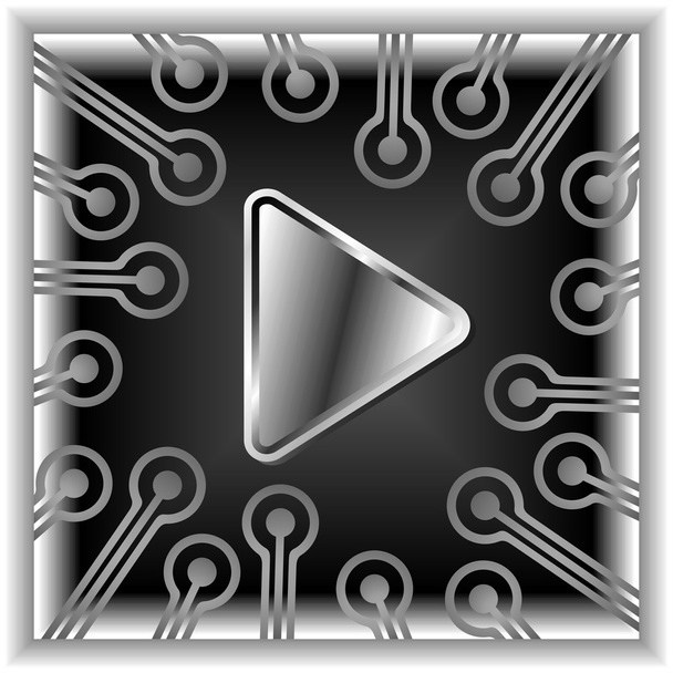 Botón de vídeo
 - Vector, imagen