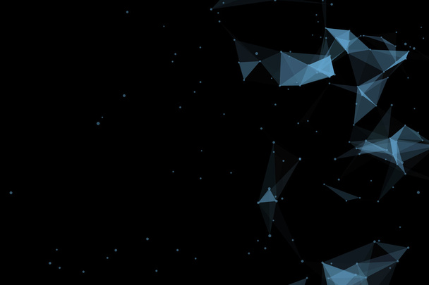 3d abstrakte niedrige Polygon Hintergrund - Foto, Bild