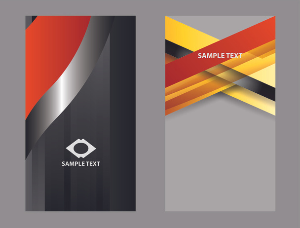 Vector abstract creative business cards - Vector, Image