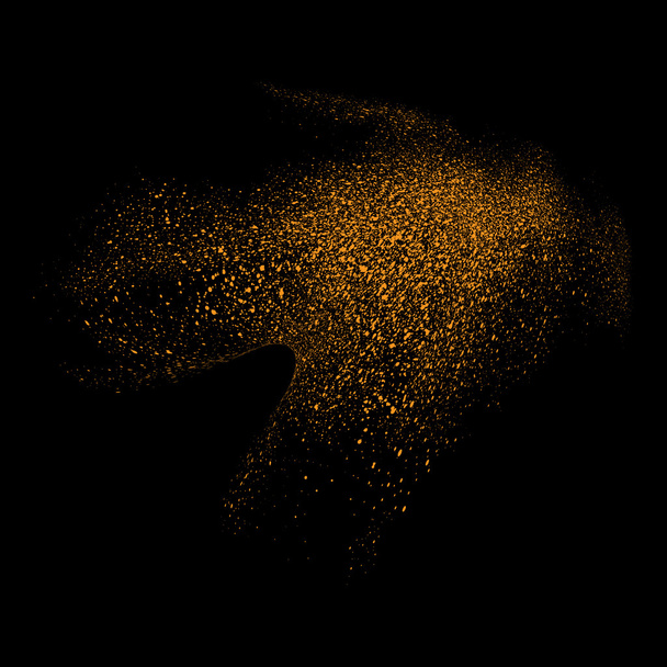 Movimiento abstracto de partículas de grano o polvo
  - Vector, Imagen