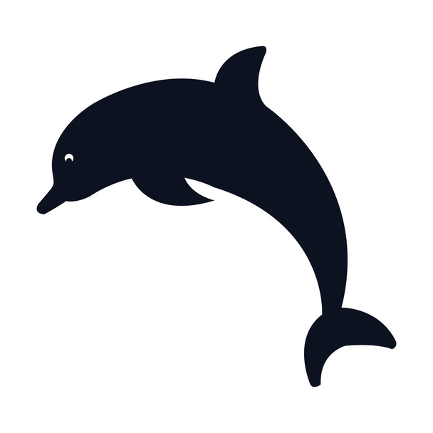 dolphin marine animal - Vector, Image