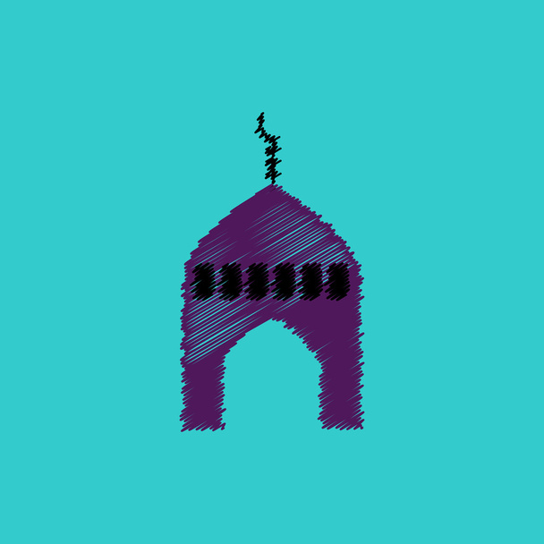 płaskie wektor ikona projekt kolekcji ramadan Festiwal - Wektor, obraz