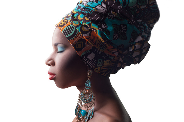 African Beauty, studio shot - 写真・画像