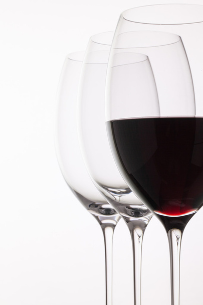 Wineglass with red  wine  - Foto, Imagen