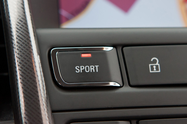 spor araba spor düğmesini - Fotoğraf, Görsel