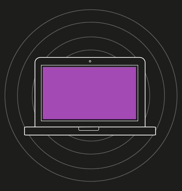 illustration of responsive web design icon - Photo, Image