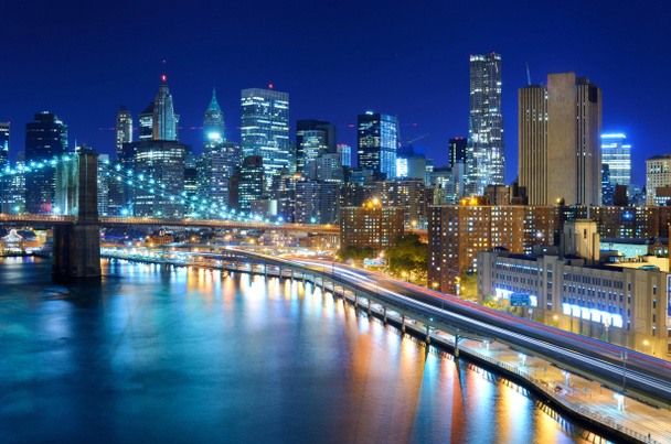 Manhattan skyline
 - Foto, Imagem