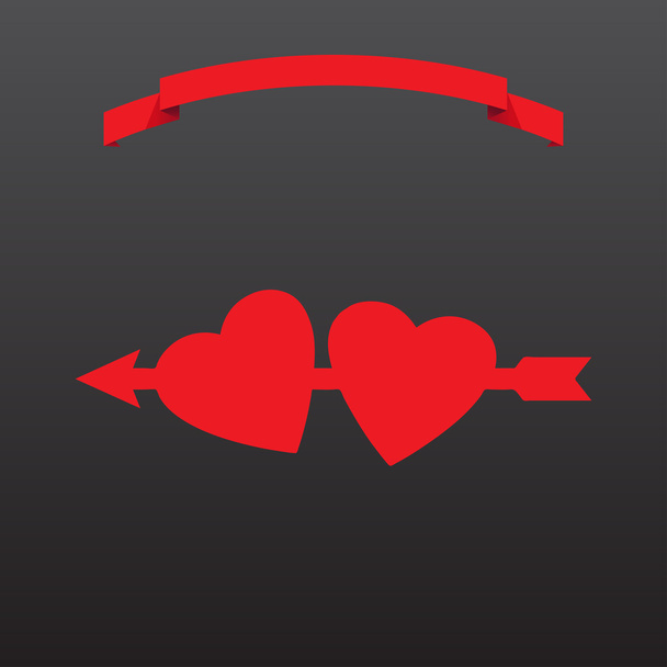 Heart Icon Vector. web design style - Vector, Image