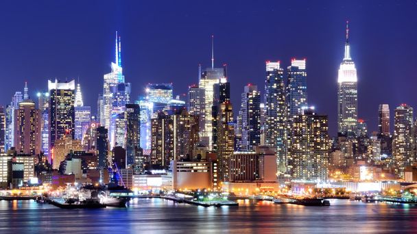 Skyline в центре Манхэттена
 - Фото, изображение