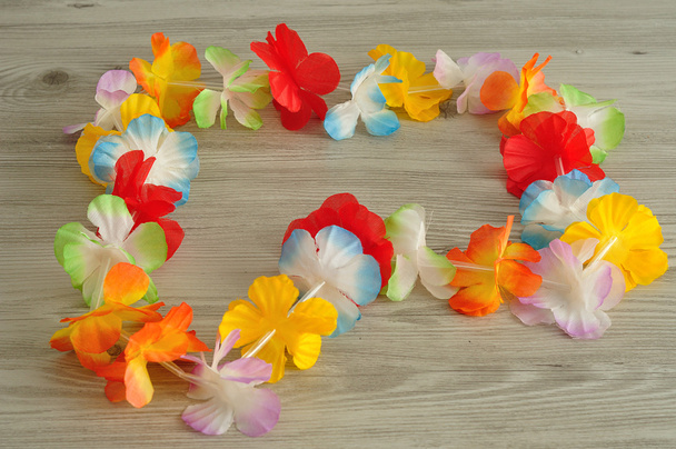 A colorful flower necklace - Photo, Image
