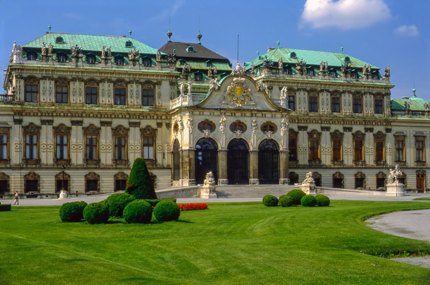 palast belvedere in wien - Foto, Bild
