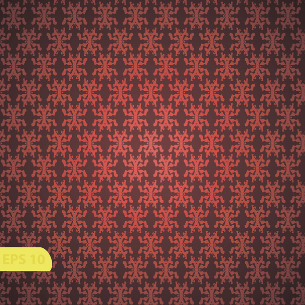 Seamless wallpaper pattern, black - Вектор,изображение