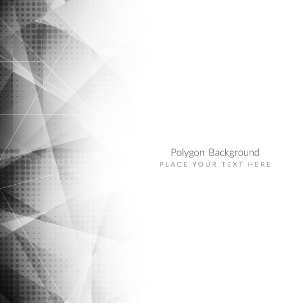 Abstract grey polygon background - Vektor, kép