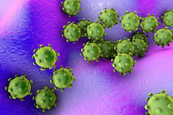 Vírusok megfertőzzék emberi sejtek - Fotó, kép