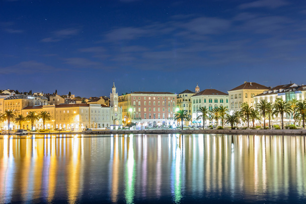 Vízparti városkép Split. - Fotó, kép