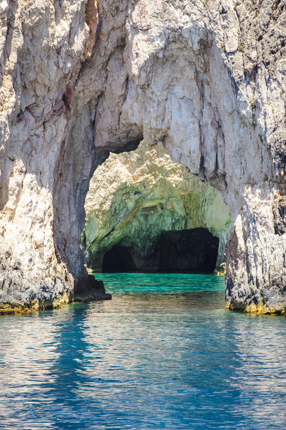 Jaskinie morskie na Zakynthos - Zdjęcie, obraz