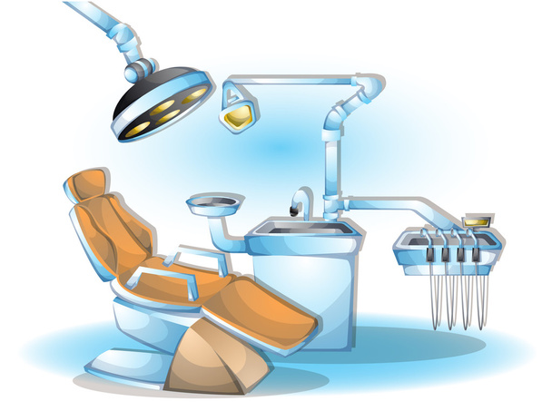 Cartoon vector illustratie interieur chirurgie operatie kamer met gescheiden lagen - Vector, afbeelding