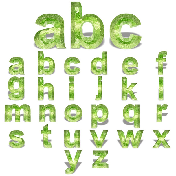  glanzende metalen lettertype  - Foto, afbeelding
