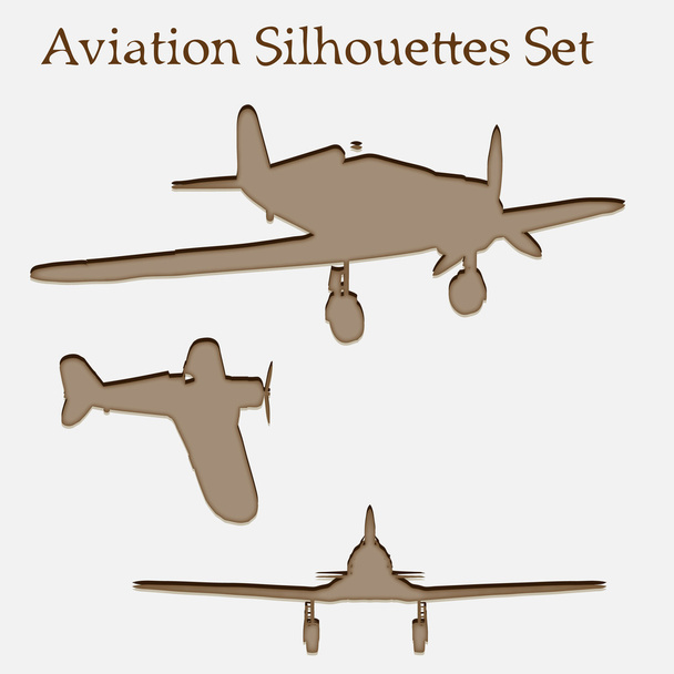 Набор коричневых самолетов
  - Фото, изображение