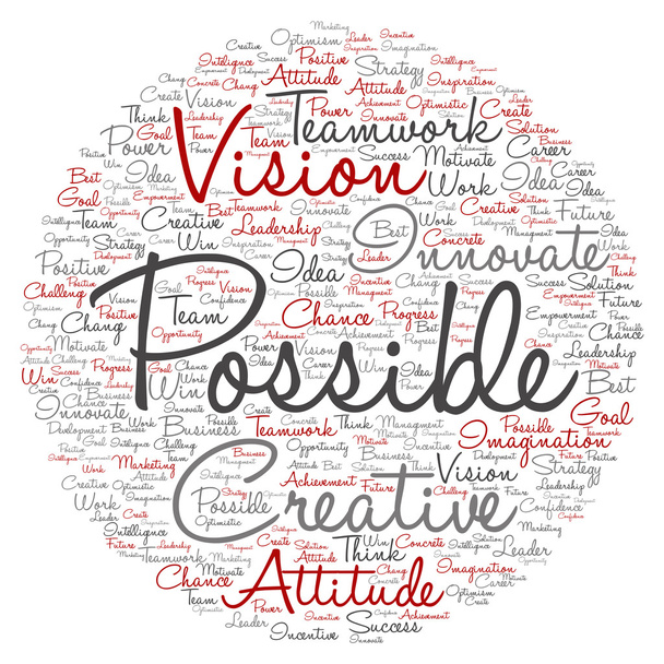 Kreative Business Word Cloud  - Foto, Bild
