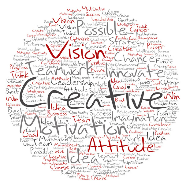 Δημιουργικό επιχειρηματικό σύννεφο λέξεων  - Φωτογραφία, εικόνα